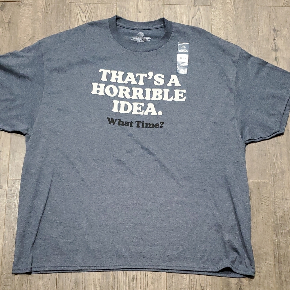 Men's Blue Graphic Tee